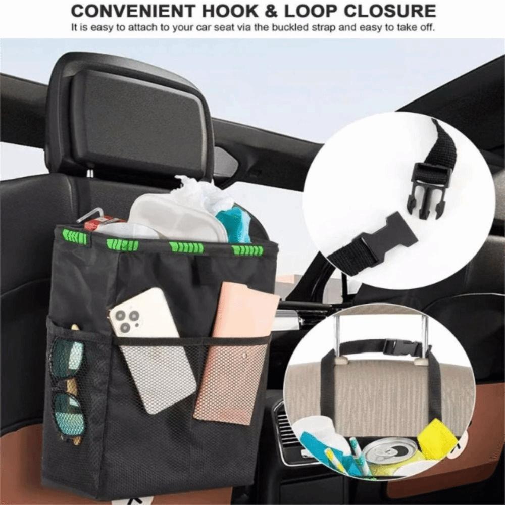 Waterproof Hanging Litter Bag Leak Proof Garbage Storage Car Accessories Car Waste Bins  Rear Seat