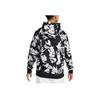 Nike Allover Logo Print Hoodie Sweatshirt Men Tops Black DM6882-010