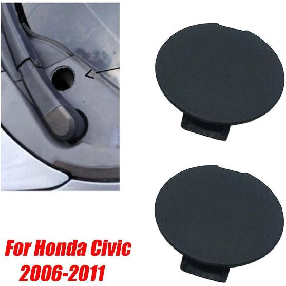 2pcs Windscreen Cowl Grille Cowl Top Screw Hole Cap Screw Covers Compatible with 2006-2011 Honda Civic, 2001-2006 Acura MDX 74211SNAA00 74211-SNA-A00