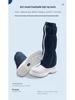 Pegasus Anti-Smash Safety Shoes, Navy Blue Mesh, Cleanroom Dust-Free, Steel Toe, Anti-Slip.