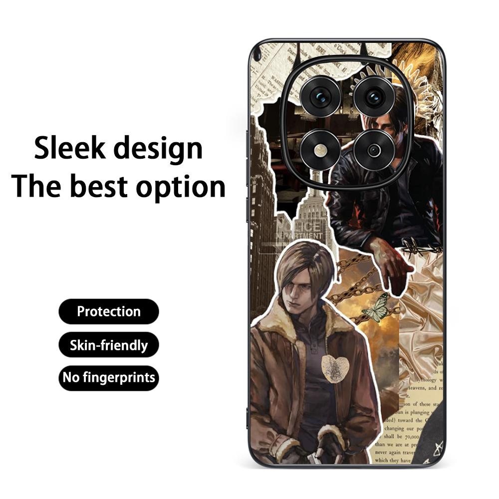 Hot Game Ada Wong Leon Poster Phone Case For Redmi Note 14 13 12 11 Pro Plus S 5G 14C A3 Soft Black Phone Cover