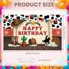 Rodeo Birthday Banner Cowboy Riding  Rodeo Party Display Wild West Birthday Banner Gold Star Embellishment