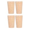 Furniture Legs Round Solid Wood Couch Sofa Table Legs Replacement for Armchair Cabinet Chair