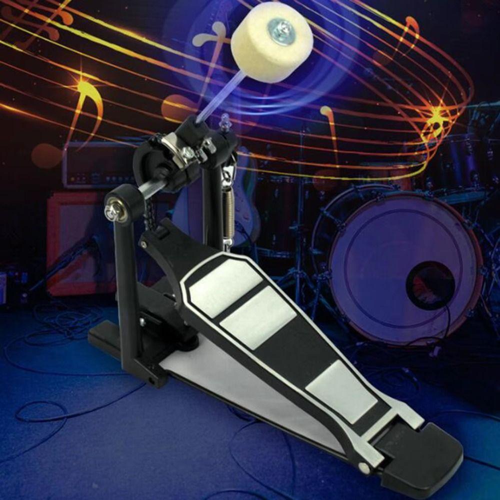 Aluminium Zinc Zinc Alloy Drum Single Foot Wool Beater Foot Drum Pedal Portable Drum Pedal  Replacement