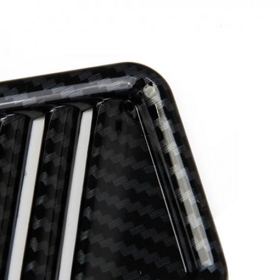 Carbon Fiber Style Air Vent Cover AC Outlet Trim Fit for  Ford F150 F-150 +