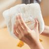 2Pack Hanging Gooses Shape Hand Towels Soft Corals Fleece Absorbent Kids Cleaning Wipe for Bathroom Kitchen Towel
