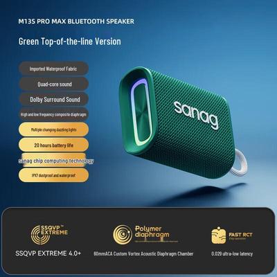 SANAG M13SProMax Portable Bass Bluetooth Speaker CN Plug (adapter Included)