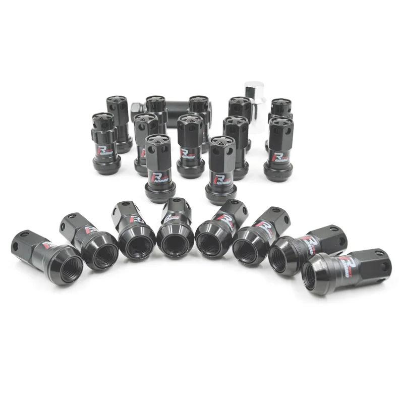 Nuovi Dadi Ruota Stile R40 44mm M12x1.5/1.25 Dadi Ruota da Corsa 20pz dadi ruota da corsa antifurto + 2 set chiave di sicurezza