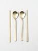 Matte Titanium Spoon and Chopstick Sets 2 Pieces