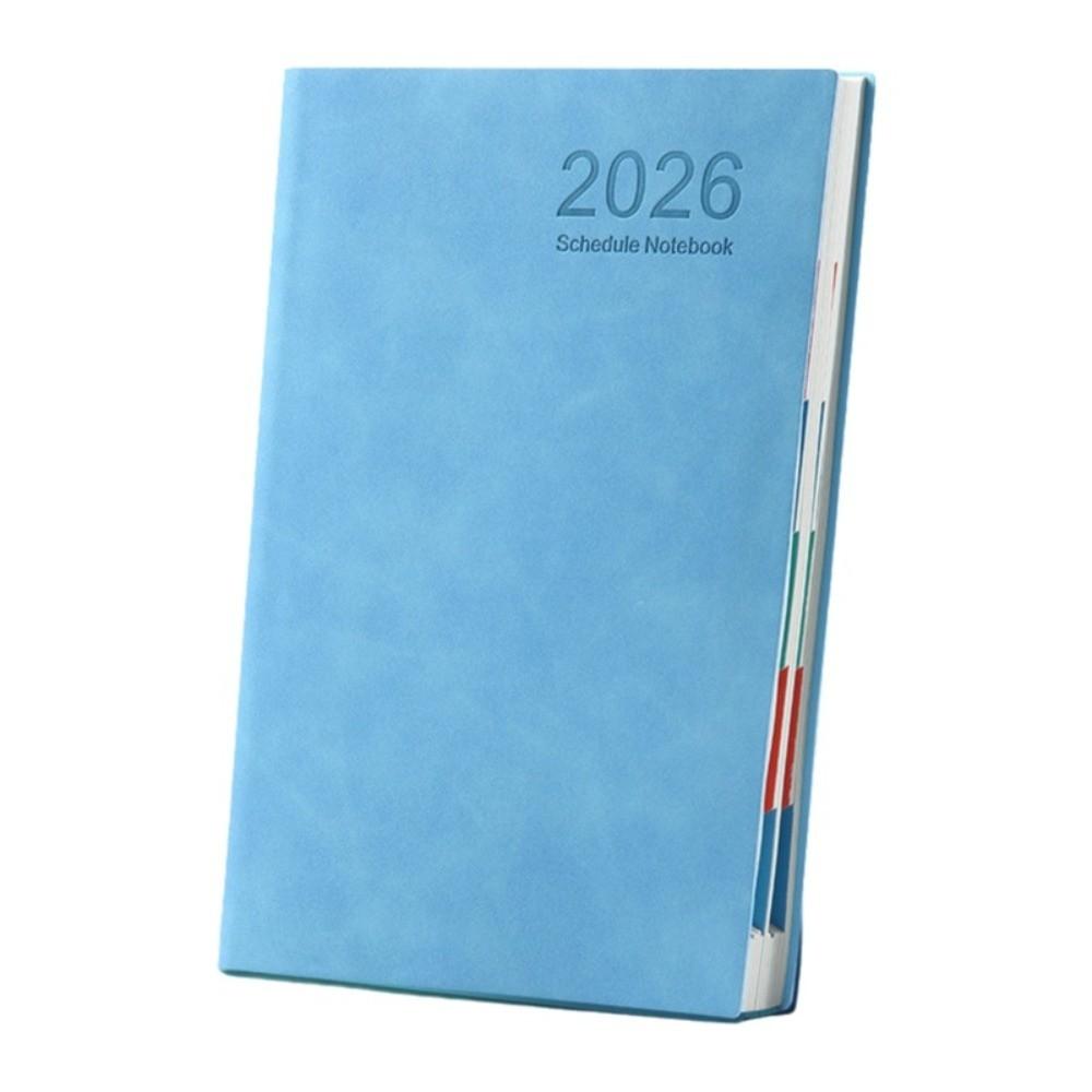 PU Leather Cover Agenda Notebook A5 Weekly Monthly Schedule Book  Conference
