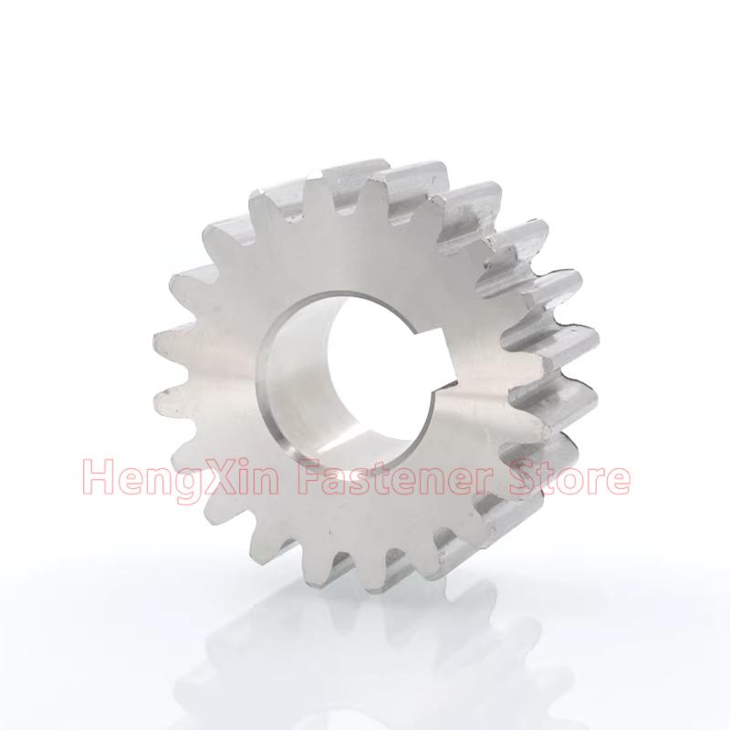 1pcs 304 Stainless Steel 2.5/3 Mod 12/14/15/16/17/18/20 Teeth Spur Gear 12T-20T 2.5/3 Module Cylindrical Gear Bore 12-30mm
