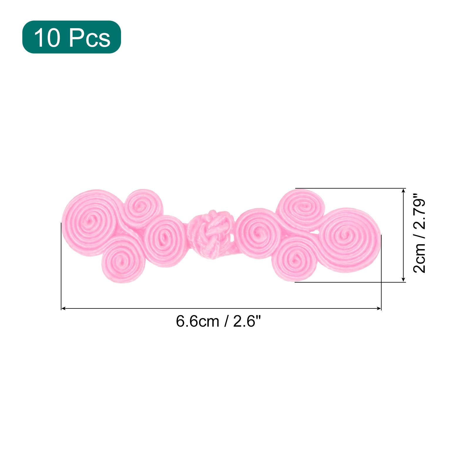 

10pcs Chinese Knots Frog Buttons Closure Sewing Buttons Fasteners for DIY Sewing Coats Cloak Sweater Bridal Costume Outfit