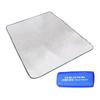 Double Sided Aluminum Foil Camping Mat 200x200x0 35cm Thickened Waterproof Picnic Mat with Storage Bag Outdoor Ground Sheet