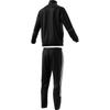 Adidas Tracksuit Black Size JSH81 Men's 3-Stripes Set, (IX1277), M,