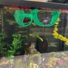Schwimmende Betta-Hängematte Ruheplatz, Kunststoff-Netzliege, bietet einen Schlafplatz für Bettas und Guppys