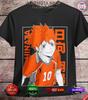 Hinata Shoyo Haikyuu Shirt Anime Japanese Tee T-Shirt Volleyball Manga Otaku