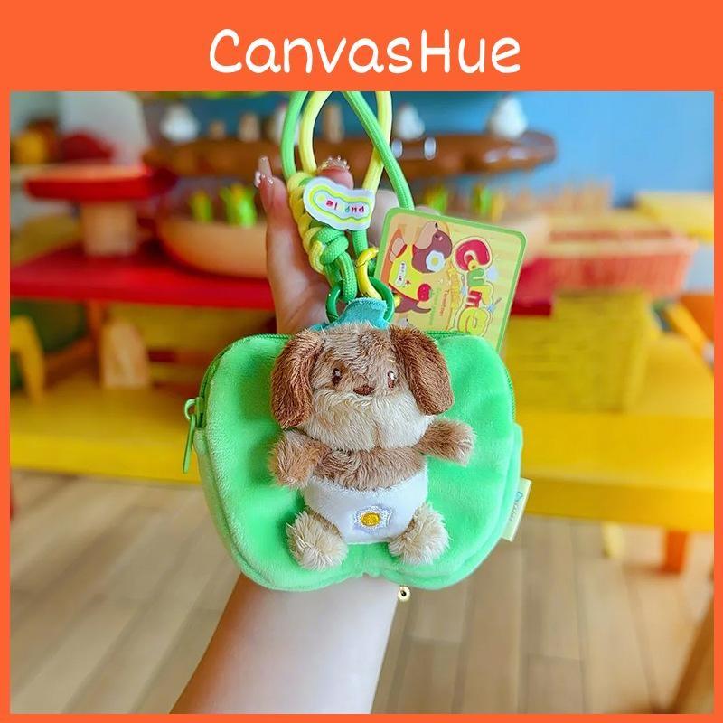Plush Keychain Dachshund Doll Pendant For Kids And Collectible Bag Accessories