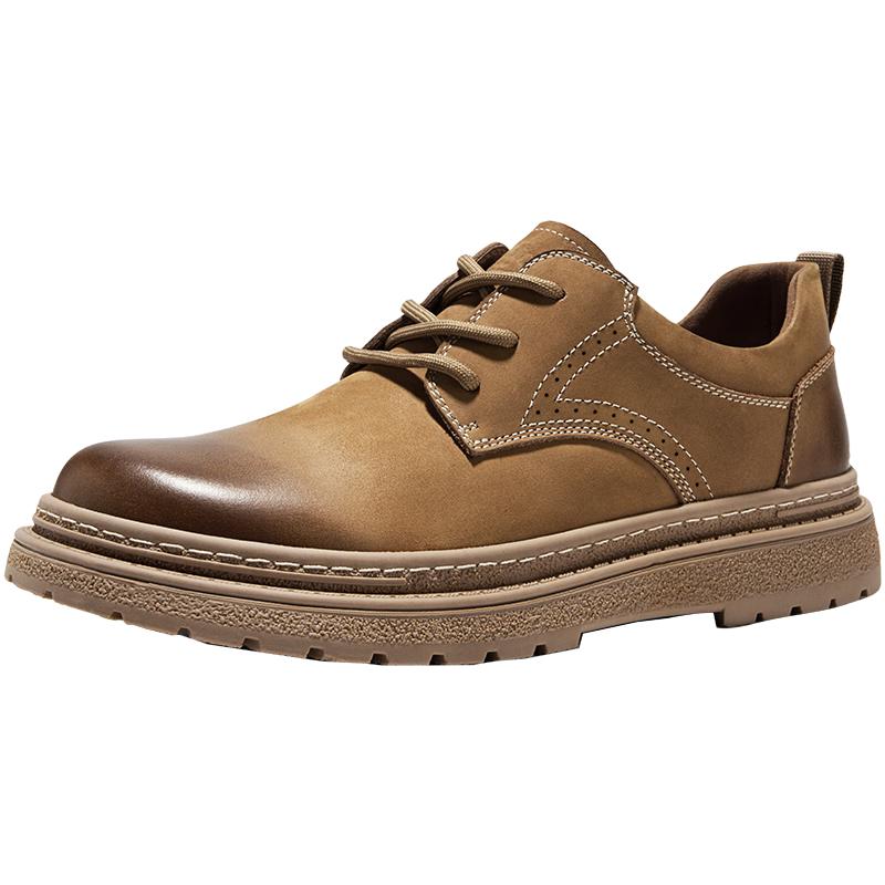 HAUT TON Men s Retro Thick Sole Work Boots GZ3502 EU 39