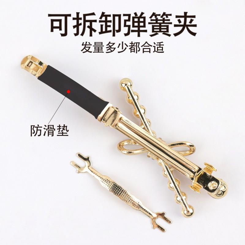 Korean Style Pearl Bow Hair Clip Women Claw Elegant Half-Up Hairstyle Accessory Zinc Alloy