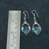 Aquamarine Gemstone Handmade 925 Sterling Silver Jewelry Earring