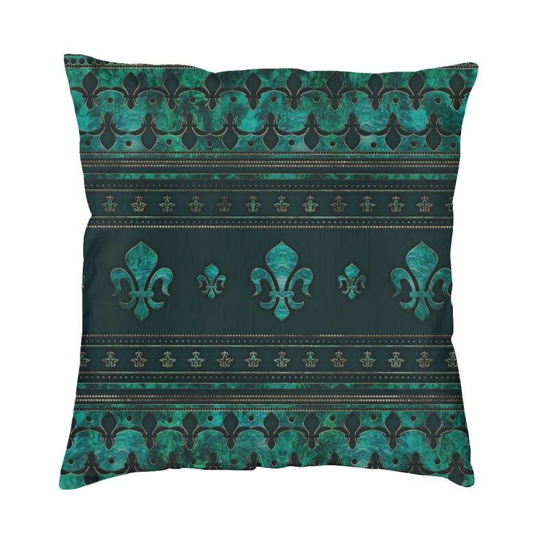 Federa per Cuscino Chic Personalizzata con Fiore di Giglio Fleur De Lis Morbida Carina Cuscino Decorativo per Soggiorno