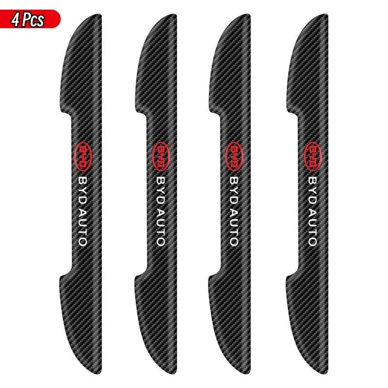 4Pcs Car Door Edge Protection Guards Buffer Trim for BYD Series ATTO 3 YUAN PLUS SEAL Scratch Protector Car Door Crash Bar New