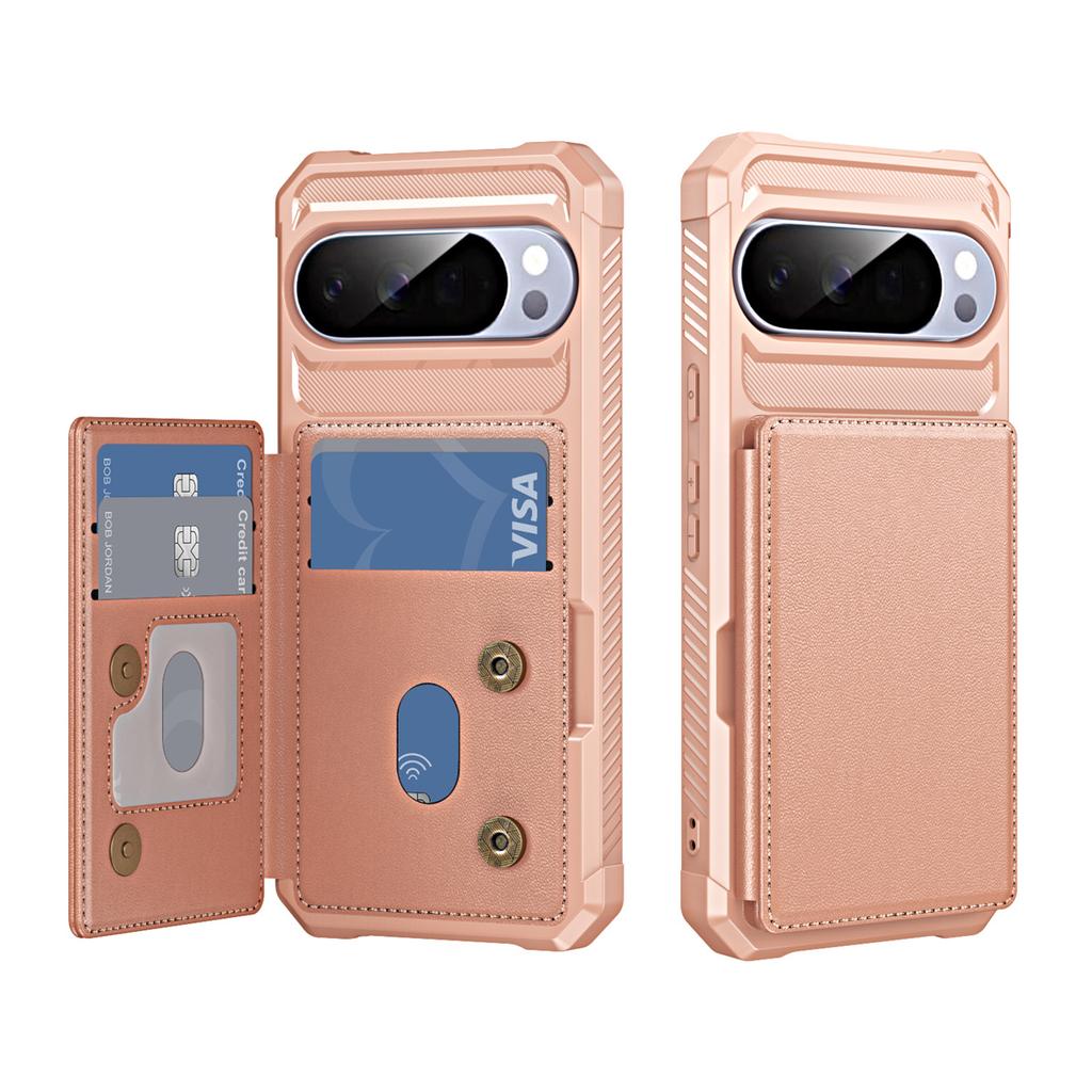 Left-Right Flip Card Slot Wallet Leather Phone Case for Google Pixel 7 8 9 10 Pro XL Shockproof Pocket Cover for Pixel 9A 8A 7A