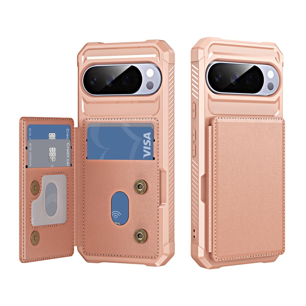 

Left-Right Flip Card Slot Wallet Leather Phone Case for Google Pixel 7 8 9 10 Pro XL Shockproof Pocket Cover for Pixel 9A 8A 7A Google Pixel 10 Pro