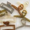 Hårklemme til Kvinder Pige Plast Gennemsigtig Stor Hårklemme Krabbe Kvinders BadeKlip Kløer Pige Hårpynt
