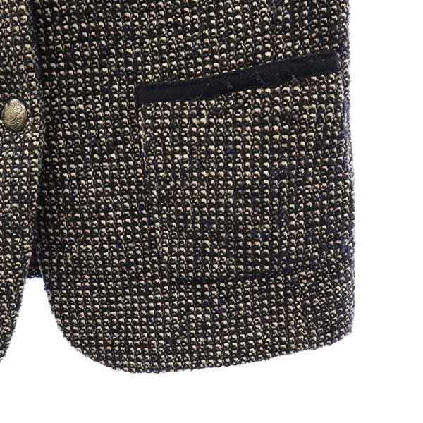 Banana Republic Gesamter Griff Stehkragen Jacke 2 Marineblau-System Damen Gebraucht