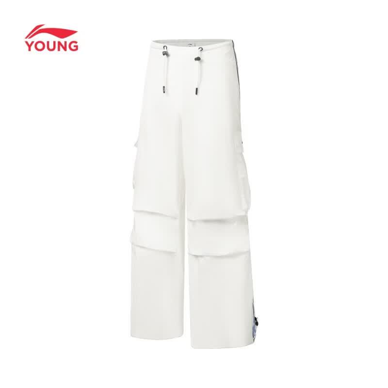 Li-Ning Youth Girls Football Series Soft Straight Sports Pants 165 M