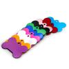 100Pcs Bone Dog ID Tag Engraving Pet Dog ID Tags Collars Bone Name Number Tags Customized Anodizing Aluminum Puppy Tag