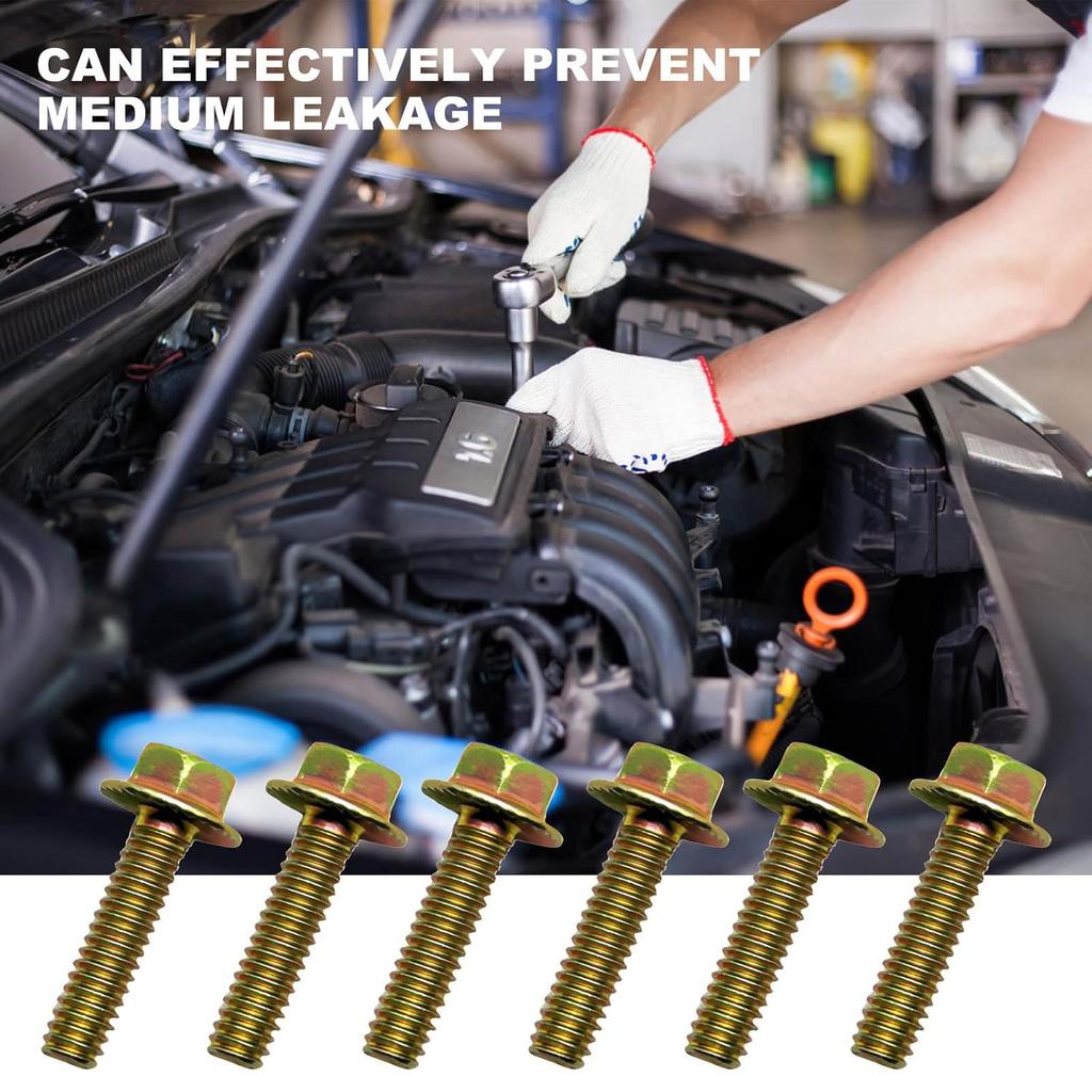 5/16" X 3/4" Flanged Hex Toothed Bolt by Color Zinc Plated, Alloy Steel,Grade 5.(10pcs Pack)