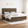 VidaXL Divan Bed with Mattress Dark Brown 200x200 Cm - Model 3142684