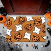 Creative Pumpkin Quirky Floor Mat Family Holiday Atmosphere Dirt-resistant Doormat Cute Floor Mat