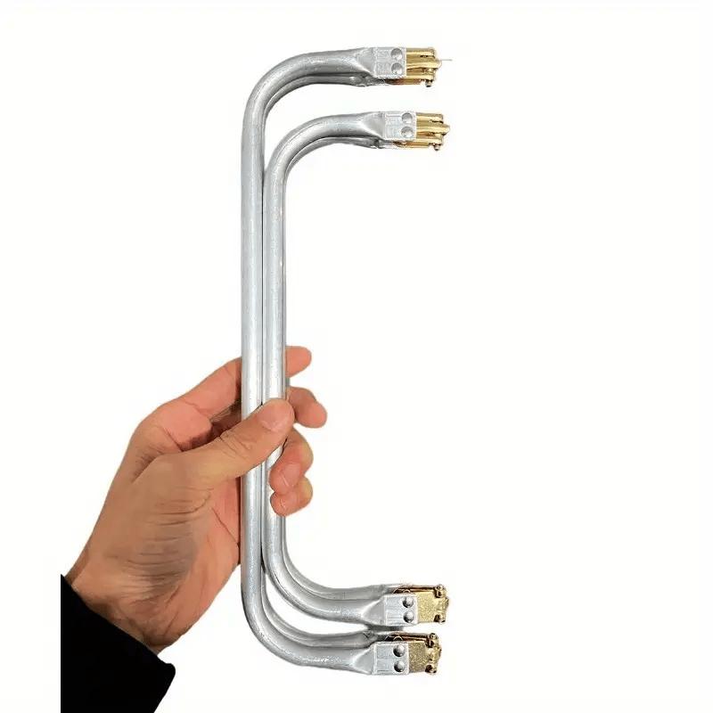 1pc DIY Aluminum Handbag Frame - Square Wallet Holder with Internal Tubular Support, Secure Kiss Closure for Purse Making, Craft Purse Hardware