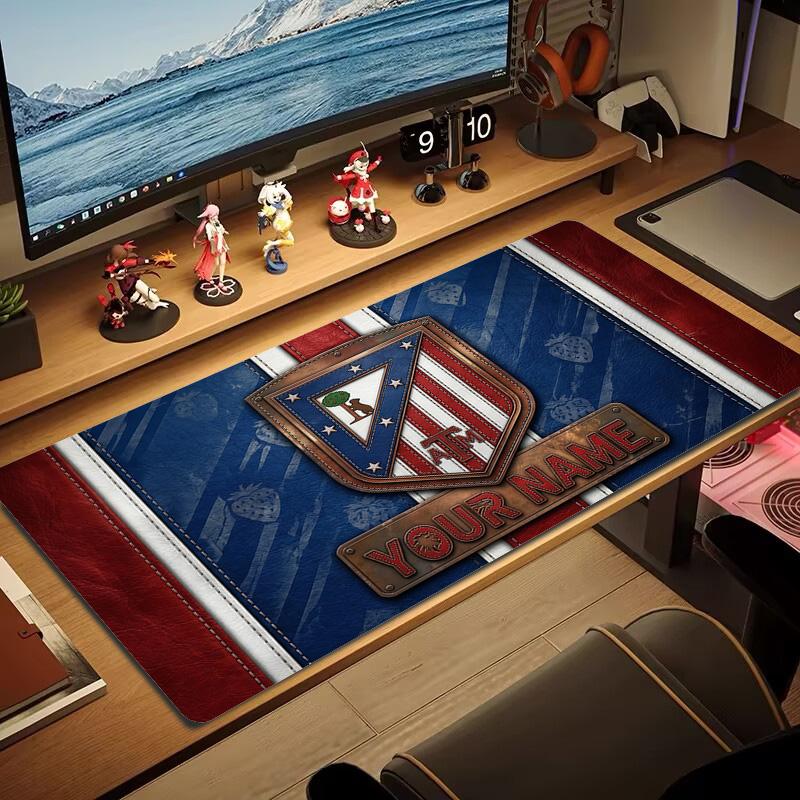 Club Atletico De Madrid Print  Cushion Non-slip Laptop Tablet Big Mousepad XXL Mat Mini PC Playmat With Lock Edge