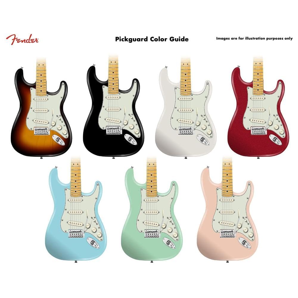 Fender 11-Hole Vintage-Style Stratocaster Mint Green S/S/S Pickguard Guitar Accessory
