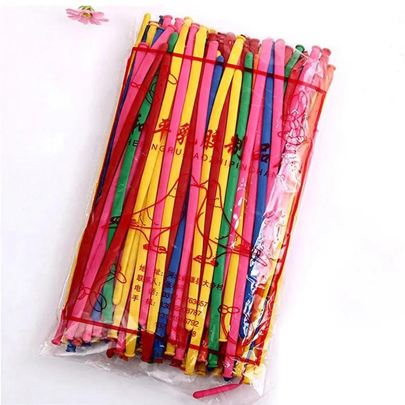 

200pcs/lot Latex Long Balloons Spiral Balloons Magic Air Ballooon Ballon For Modeling Birthday Wedding Party Decoration