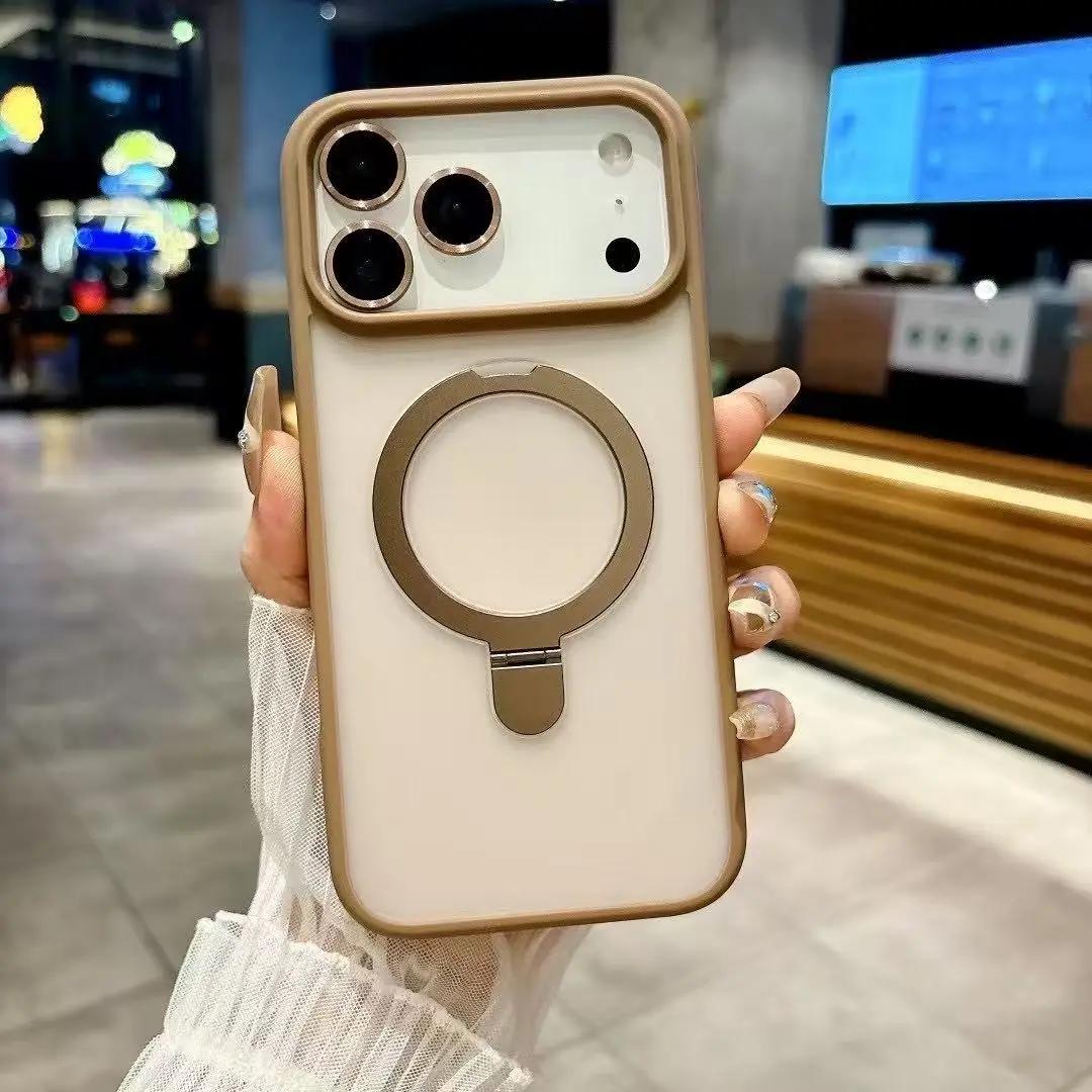 

Для Magsafe Металлическое Автомобильное Крепление Кольцо Чехол для Телефона Для iPhone 17 Pro Max 17 Air 16 15 14 13 12 11 Pro Max Plus Магнитный Бампер Чехол iPhone 12 Pro