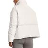Under Armour ColdGear Infrared Down Puffer Jacket With Stand Collar And Zipper Women Jacket White 1378858-112