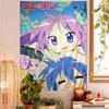 Lucky Star Anime Large Printed Wall Tapestry Hippie Vibe with Tarot Details BudgetFriendly Wall RugsHanging for Dorms  Spaces