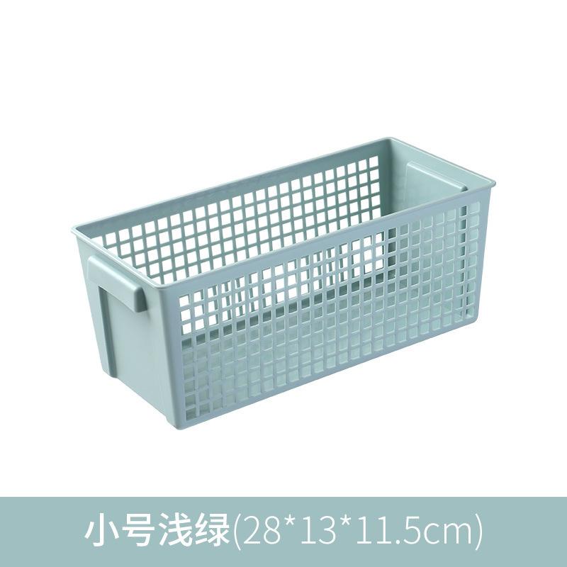 Storage Basket Plastic Household Snacks Toys Plastic Storage Basket Dormitory Kitchen Desktop Storage Box Storage Basket