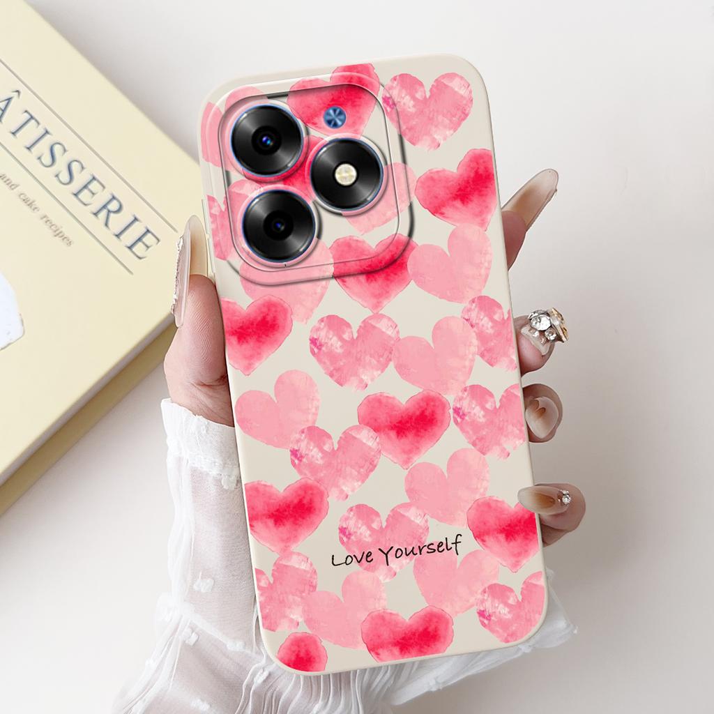 For Infinix Hot 40 Pro Case X6837 Fashion Cat Cartoon Cover Soft Silicone Phone Case For Infinix Hot 40i Hot40 Pro Hot40i Fundas