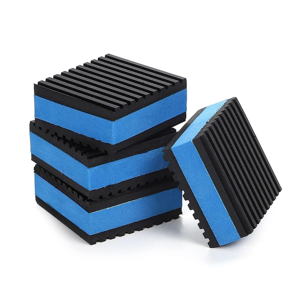 CHASO Anti-Vibration Mat, Rubber Mat, Set of 4, Anti-Vibration Pad, Vibration Absorption, Washing Machine,