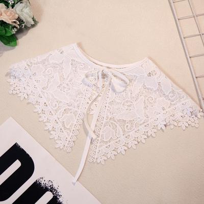 Versatile Small Shawl Women'S Fake Collar Spring And Summer Dress Decorative Collar Water-Soluble Large Doll Collar Fake Collar