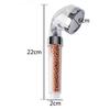 Transparent Negative Ion Shower Heads Pressurized Water Saving Handheld Gift