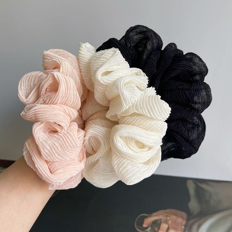New Korean Pleated Large Intestine Hair Loop for Women Versatile Ponytail Rubber Band Headband Girl Hair Accessories