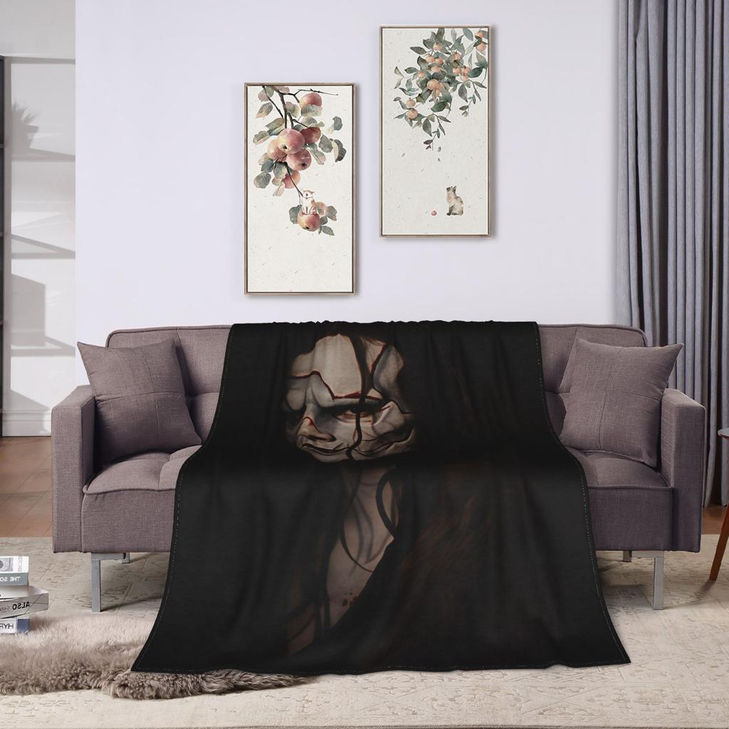 Frankenstein Monster Flannel Blankets Super Soft Bedding Throws for Bedroom Travel Print Bedspread Sofa Bed Cover