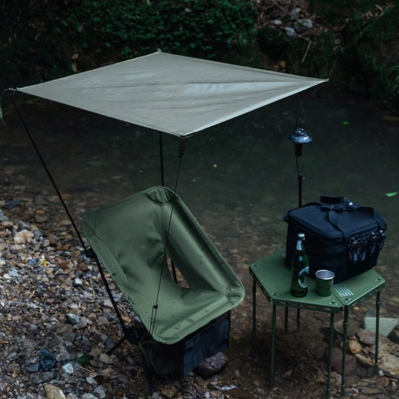Tragbare Sonnenschutz-Baldachine Stuhl Kompakte Leichte Faltbare Baldachine für Outdoor-Aktivitäten